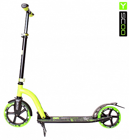 Самокат Y-Scoo RT 230 Slicker New Technology green