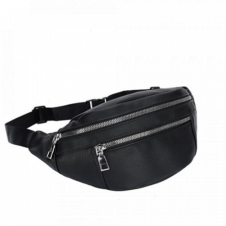 Поясная сумка женская Ors Oro OPS-0157 black