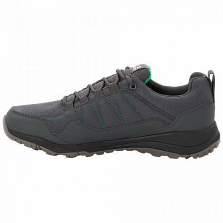 Полуботинки мужские Jack Wolfskin Maze Texapore Low M dark steel / green