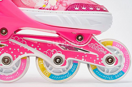 Роликовые коньки Sundays set pink PW-153B-5D