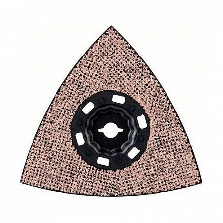 На картинке изображен Полотно шлифовальное сегментированное карбидное Bosch Carbide RIFF MAVZ 116 RT6 2608662910 Полотно шлифовальное сегментированное карбидное Bosch Carbide RIFF MAVZ 116 RT6 2608662910