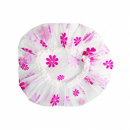 На картинке изображен Шапочка для душа 110 pink Шапочка для душа 110 pink