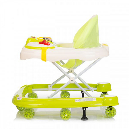 На картинке изображен Ходунки BabyHit Start Kart green Ходунки BabyHit Start Kart green