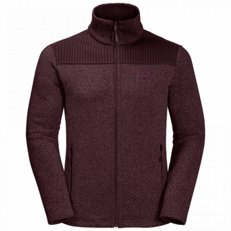 Джемпер мужский Jack Wolfskin Scandic Jacket Men port wine