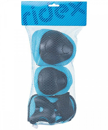 На картинке изображен Комплект защиты для роликов Ridex Tot blue Комплект защиты для роликов Ridex Tot blue