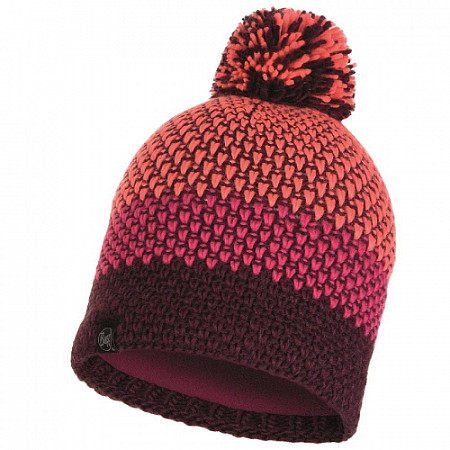 Шапка Buff Knitted & Polar Hat Tilda Bright Pink