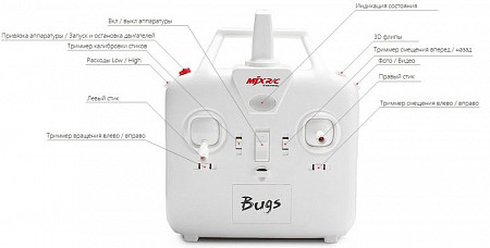 Квадрокоптер MJX Bugs 3 B3