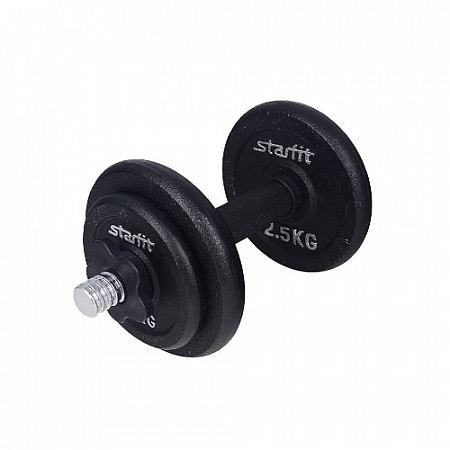 Гантель разборная чугунная Starfit 8 кг DB-713 black