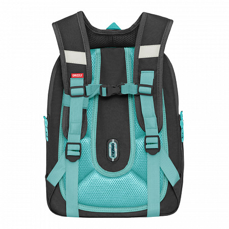 Рюкзак школьный GRIZZLY RAf-192-8 /2 grey