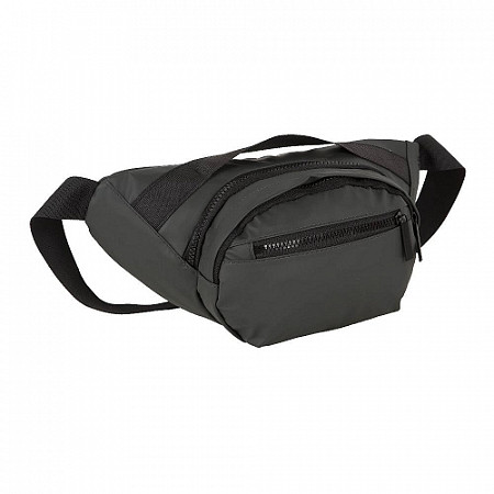 На картинке изображен Сумка на пояс Polar 18251 dark grey Сумка на пояс Polar 18251 dark grey