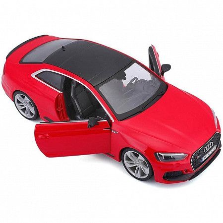 На картинке изображен Машинка Bburago 1:24 Audi RS 5 Coupe (2019) (18-21090) red Машинка Bburago 1:24 Audi RS 5 Coupe (2019) (18-21090) red