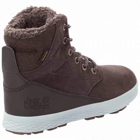 На картинке изображен Ботинки женские Jack Wolfskin Auckland Wt Texapore High W walnut / slate grey Ботинки женские Jack Wolfskin Auckland Wt Texapore High W walnut / slate grey