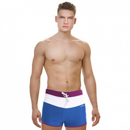 Плавки-шорты мужские для бассейна TSAE1C blue/violet