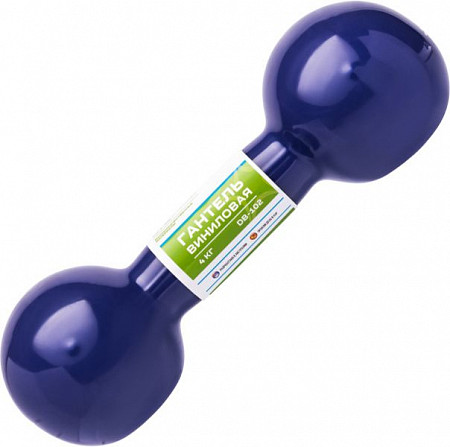 Гантель виниловая Starfit DB-102 4 кг dark blue