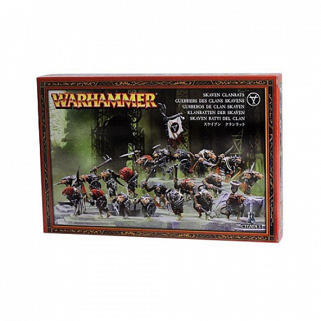 На картинке изображен Фигурки Games Workshop Warhammer: Skaven Clanrats 90-06 Фигурки Games Workshop Warhammer: Skaven Clanrats 90-06