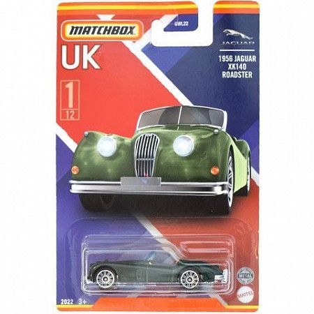 Машинка Matchbox UK 1956 Laguar XK140 Roadster 1/12 (GWL22 HFH56)