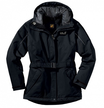 На картинке изображен Куртка женская Jack Wolfskin Queens black Куртка женская Jack Wolfskin Queens black
