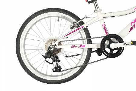 Велосипед Novatrack Alice 20" (2021) White 20SH6V.ALICE.WT21