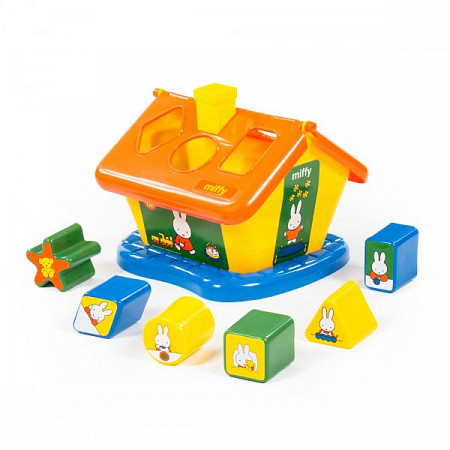 Логический домик Полесье Миффи с 6 кубиками 64288