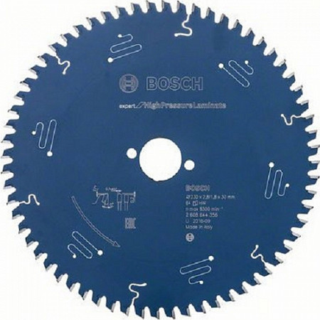 Диск пильный Bosch 230х3 см 64 зуба 2608644356