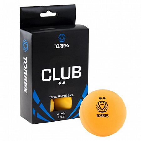 Мячи для настольного тенниса Torres Club TT0013 orange