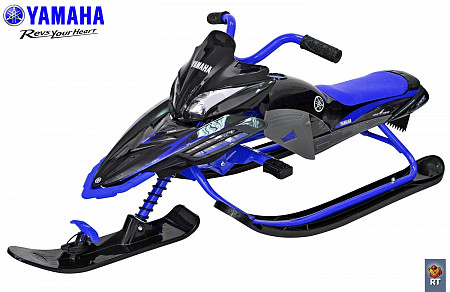 Снегокат Yamaha Apex Snow Bike Titanium black/blue