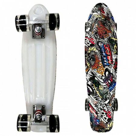 На картинке изображен Penny board (пенни борд) Display Music/black LED Penny board (пенни борд) Display Music/black LED