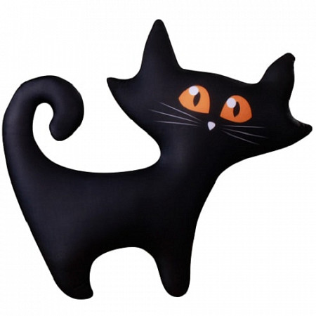 На картинке изображен Мягкая игрушка Мнушки Котейка Уголек T3336C1704A001BK Мягкая игрушка Мнушки Котейка Уголек T3336C1704A001BK