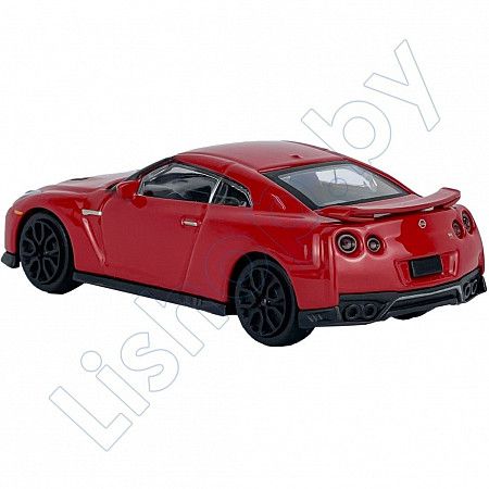 Машинка Bburago 1:43 2017 Nissan GT-R R35 (18-30000/18-30207) red