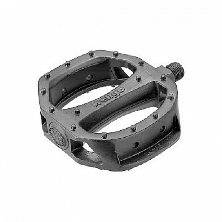 На картинке изображен Велопедали Wellgo BMX LU-A5 black Велопедали Wellgo BMX LU-A5 black