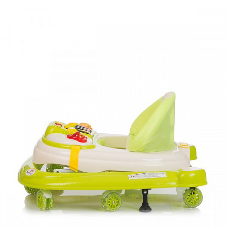 На картинке изображен Ходунки BabyHit Start Kart green Ходунки BabyHit Start Kart green
