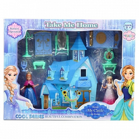 На картинке изображен Замок для кукол Холодное сердце SG-29007 Замок для кукол Холодное сердце SG-29007