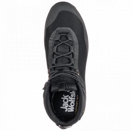 Ботинки мужские Jack Wolfskin Wilderness Lite Texapore Mid M black / red