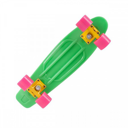 На картинке изображен Penny board (пенни борд) RGX PNB-02 22" Green Penny board (пенни борд) RGX PNB-02 22" Green
