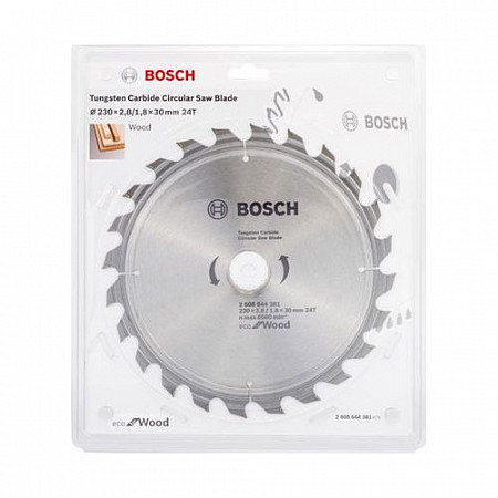 Диск пильный Bosch 230х30 мм 24 зуба 2608644381