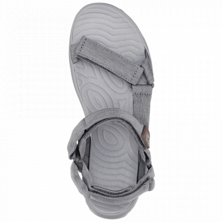 На картинке изображен Сандалии женские Jack Wolfskin Seven Seas 2 Sandal W tarmac grey Сандалии женские Jack Wolfskin Seven Seas 2 Sandal W tarmac grey