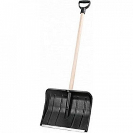 На картинке изображен Лопата снеговая с черенком Berossi Maxi 37,2х48,9 см ЛС00305000 Лопата снеговая с черенком Berossi Maxi 37,2х48,9 см ЛС00305000