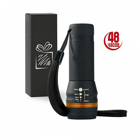 Светодиодный фонарик Colorissimo Rubby MT02OR Black/Orange