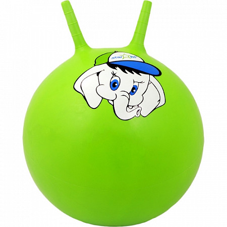 Мяч-попрыгун, для фитнеса (фитбол) Starfit Слоненок с рожками GB-401 45 см green