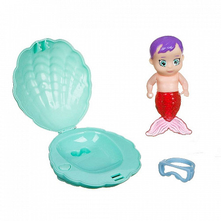 Кукла беби-сюрприз русалочка в ракушке с аксессуарами LM2672 3 вида
