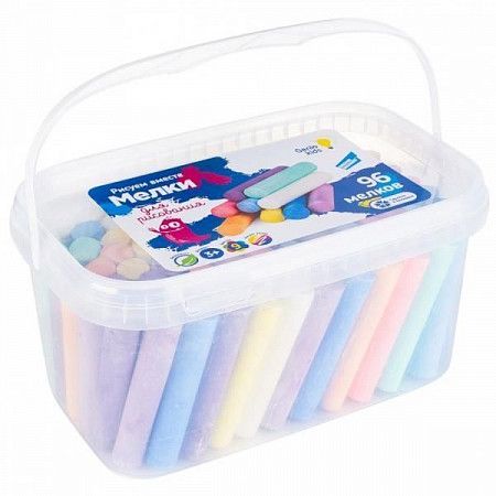 Набор цветных мелков Genio Kids 96 штук 9 цветов MLB96