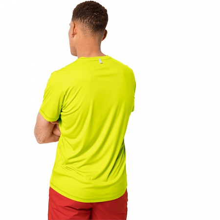 Майка мужская Jack Wolfskin Sierra T M flashing green