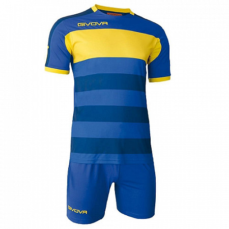 Футбольная форма Givova Kit Derby KITC60 blue/yellow