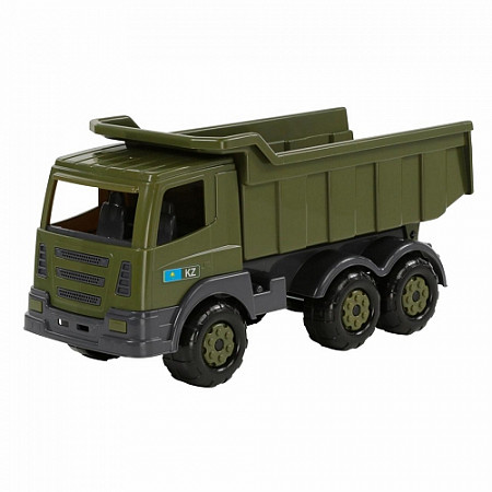 На картинке изображен Автомобиль-самосвал Полесье Престиж военный (KZ) 70074 Автомобиль-самосвал Полесье Престиж военный (KZ) 70074