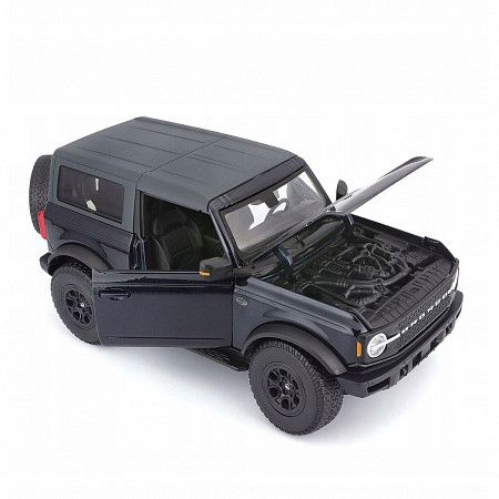 Машинка Maisto 1:18 2021 Ford Bronco Wildtrak (31456) black