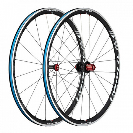 Комплект колёс Novatec Impulse 700C, под ободные тормоза, black