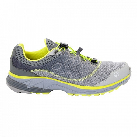 На картинке изображен Полуботинки женские Jack Wolfskin Zenon Track Low W 4025611 grey Полуботинки женские Jack Wolfskin Zenon Track Low W 4025611 grey