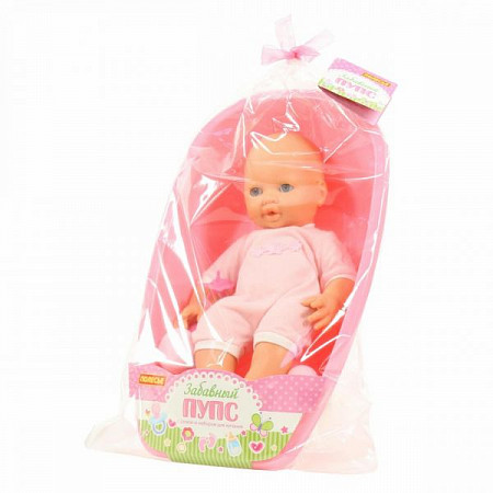 На картинке изображен Пупс Забавный Полесье 35 см 71507 Пупс Забавный Полесье 35 см 71507