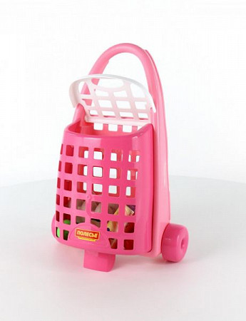 Набор Полесье Забавная тележка с набором продуктов 67883