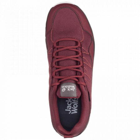 Полуботинки женские Jack Wolfskin Maze Texapore Low W burgundy / phantom